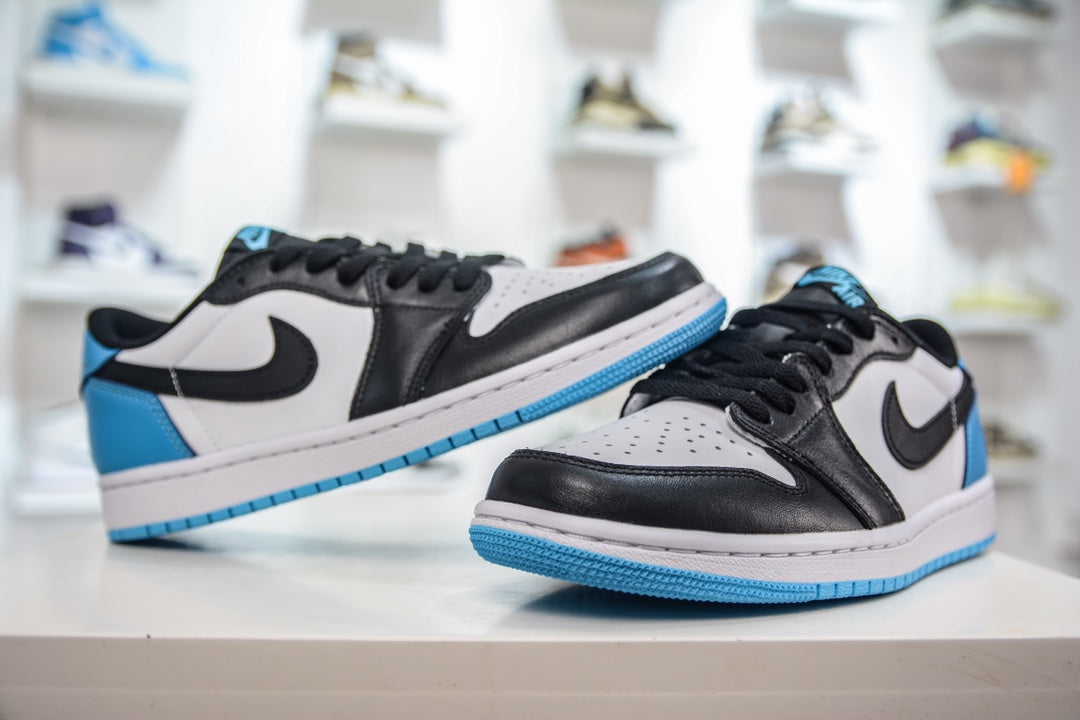 Jordan Air Jordan 1 Low ‘Black and Dark Powder Blue’