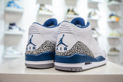 Air Jordan 3 Retro "White and True Blue"