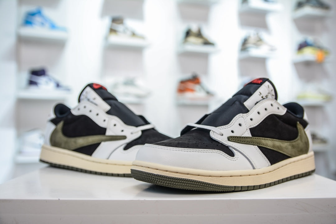 Travis Scott x Air Jordan 1 Low "Medium Olive" 5.0